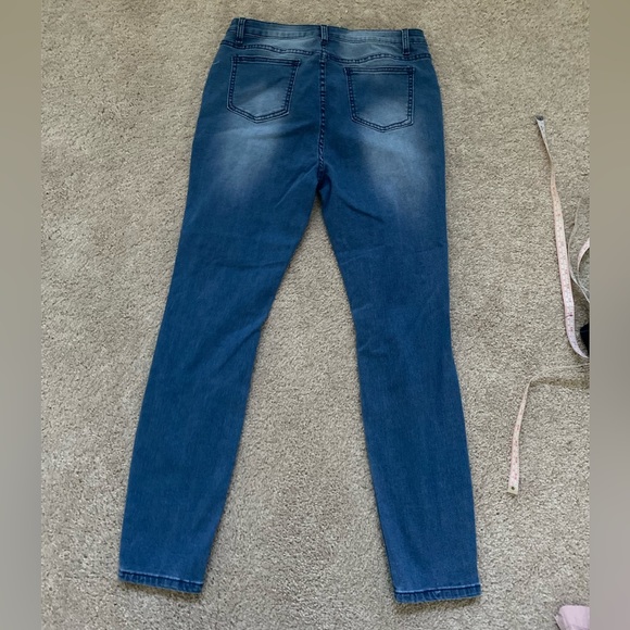 Shein Denim Ripped Jegging Sz XL - Picture 4 of 5